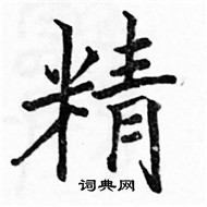 精楷书硬笔书法字典