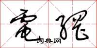 王冬龄电网草书怎么写