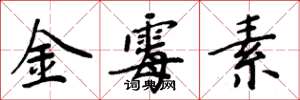 周炳元金霉素楷书怎么写