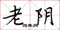 周炳元老阴楷书怎么写