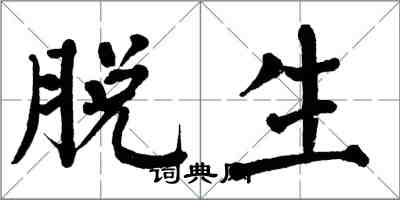 翁闿运脱生楷书怎么写