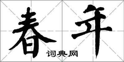 翁闿运春年楷书怎么写