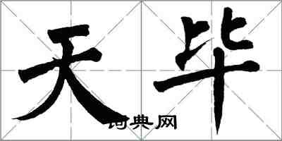 翁闿运天毕楷书怎么写