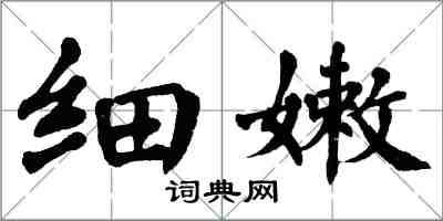 翁闿运细嫩楷书怎么写