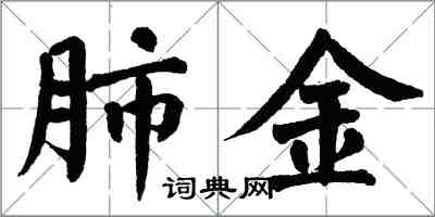 翁闿运肺金楷书怎么写