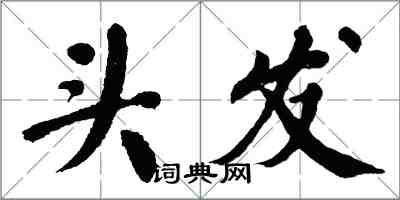 翁闿运头发楷书怎么写