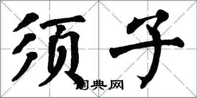 翁闿运须子楷书怎么写