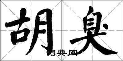 翁闿运胡臭楷书怎么写