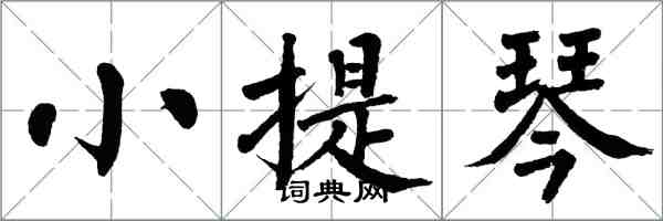 翁闿运小提琴楷书怎么写