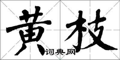 翁闿运黄枝楷书怎么写