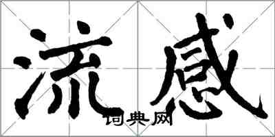 翁闿运流感楷书怎么写