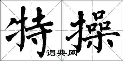 翁闿运特操楷书怎么写