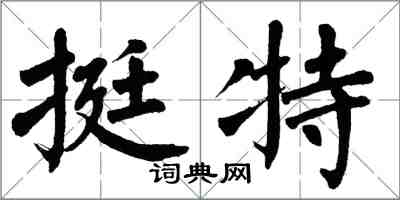 翁闿运挺特楷书怎么写