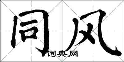 翁闿运同风楷书怎么写