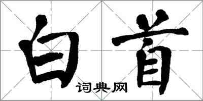 翁闿运白首楷书怎么写