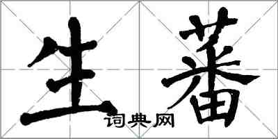 翁闿运生蕃楷书怎么写