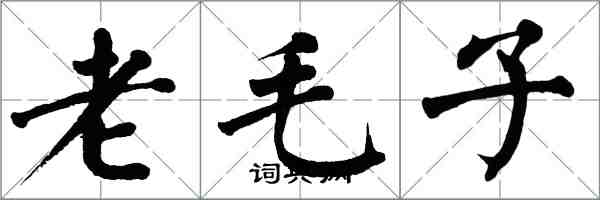 翁闿运老毛子楷书怎么写