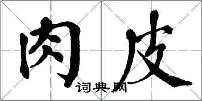 翁闿运肉皮楷书怎么写