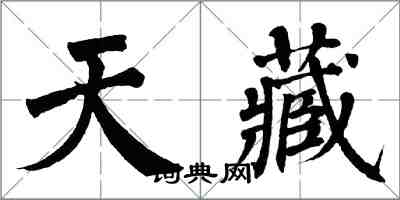 翁闿运天藏楷书怎么写