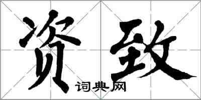 翁闿运资致楷书怎么写