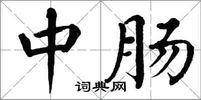 翁闿运中肠楷书怎么写