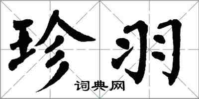 翁闿运珍羽楷书怎么写