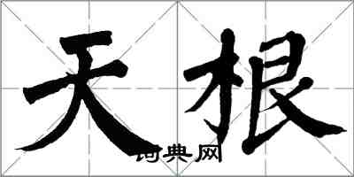 翁闿运天根楷书怎么写