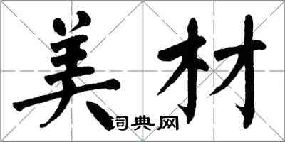 翁闿运美材楷书怎么写