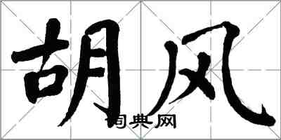 翁闿运胡风楷书怎么写