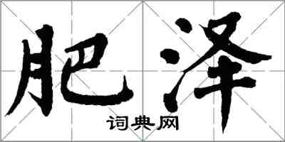 翁闿运肥泽楷书怎么写