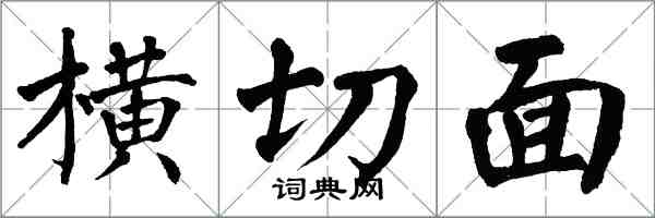 翁闿运横切面楷书怎么写