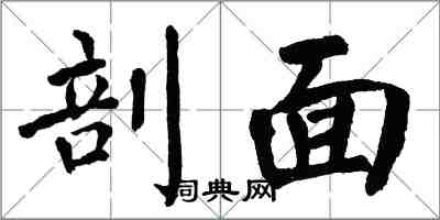 翁闿运剖面楷书怎么写