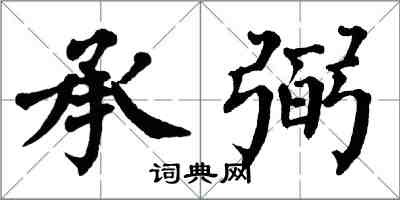 翁闿运承弼楷书怎么写