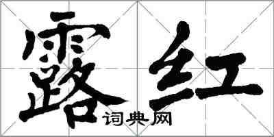 翁闿运露红楷书怎么写