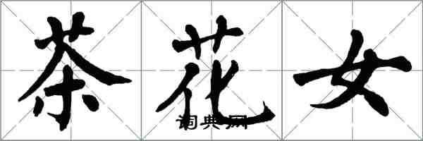 翁闿运茶花女楷书怎么写