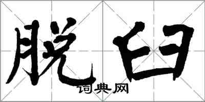 翁闿运脱臼楷书怎么写