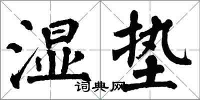 翁闿运湿垫楷书怎么写