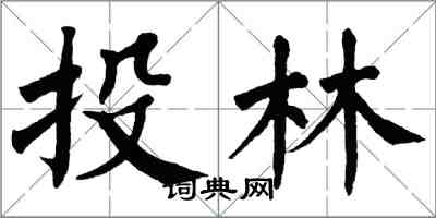 翁闿运投林楷书怎么写