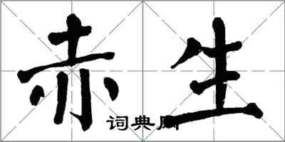 翁闿运赤生楷书怎么写