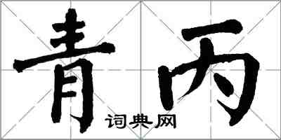 翁闿运青丙楷书怎么写