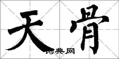 翁闿运天骨楷书怎么写