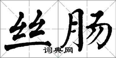 翁闿运丝肠楷书怎么写