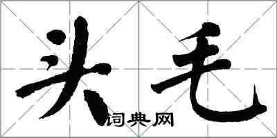 翁闿运头毛楷书怎么写