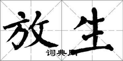 翁闿运放生楷书怎么写