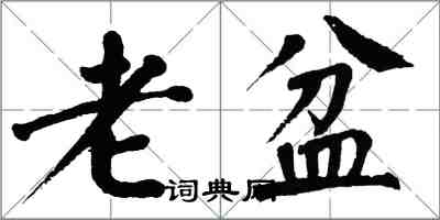 翁闿运老盆楷书怎么写