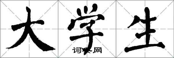 翁闿运大学生楷书怎么写