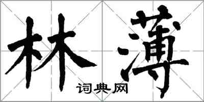 翁闿运林薄楷书怎么写