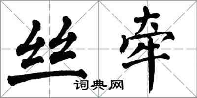 翁闿运丝牵楷书怎么写