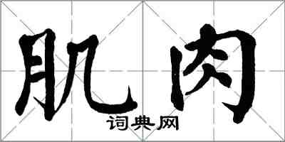 翁闿运肌肉楷书怎么写