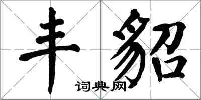 翁闿运丰貂楷书怎么写